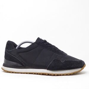 Greats The Rosen Mens Sneakers Black Nylon Suede Low Top Vibram Sole Size 11